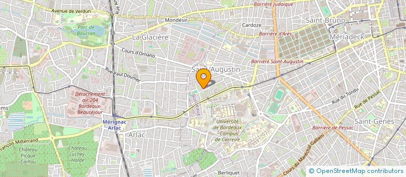 localisation de l'entreprise MONSIEUR FRANCOIS-XAVIER LEURET  BORDEAUX