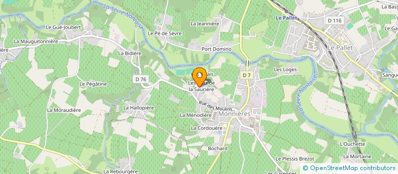 localisation de l'entreprise MONSIEUR FRANCOIS-XAVIER LHERMITTE à MONNIERES