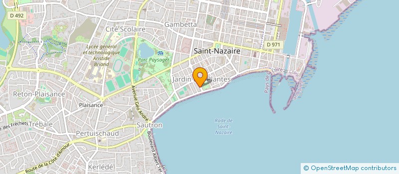 localisation de l'entreprise MONSIEUR FRANCOIS-XAVIER LITOUX à SAINT-NAZAIRE