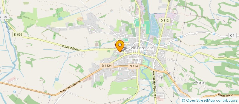 localisation de l'entreprise MONSIEUR FRANCOIS-XAVIER LOPEZ  VIC-FEZENSAC