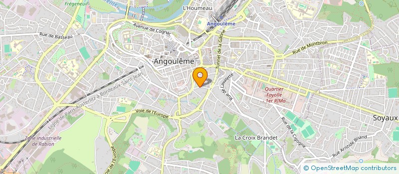 localisation de l'entreprise MONSIEUR FRANCOIS-XAVIER MARIN à ANGOULEME