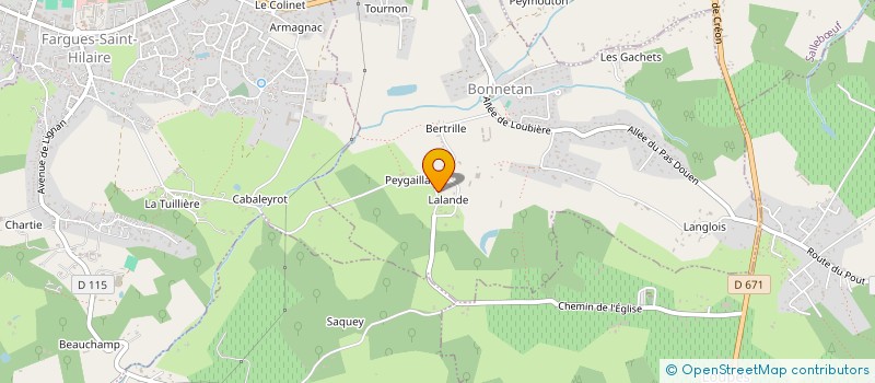 localisation de l'entreprise MONSIEUR FRANCOIS-XAVIER MARQUES  LANGON