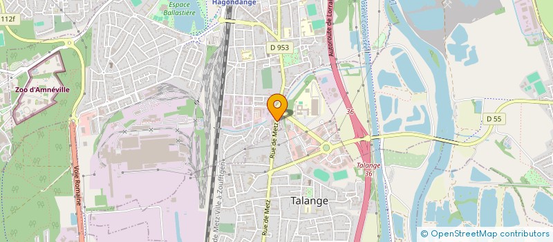 localisation de l'entreprise MONSIEUR FRANCOIS-XAVIER MORILLOT  HAGONDANGE