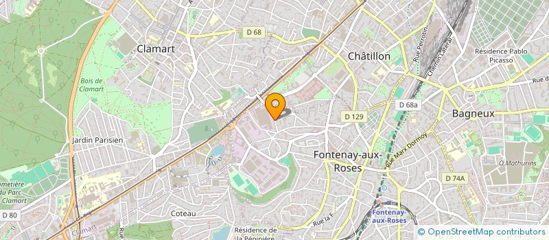 localisation de l'entreprise MONSIEUR FRANCOIS-XAVIER NOEL à FONTENAY-AUX-ROSES