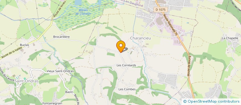 localisation de l'entreprise MONSIEUR FRANCOIS-XAVIER NOIRET  CHARANCIEU