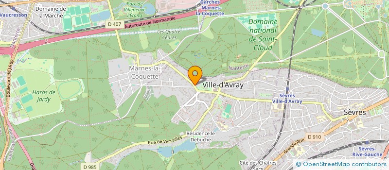 localisation de l'entreprise MONSIEUR FRANCOIS-XAVIER PAYRE à VILLE-D'AVRAY