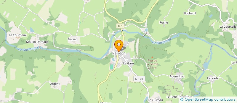 localisation de l'entreprise MONSIEUR FRANCOIS-XAVIER PELTIER à RANCON