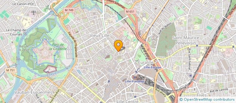 localisation de l'entreprise MONSIEUR FRANCOIS-XAVIER PERROT  LILLE