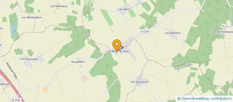 localisation de l'entreprise MONSIEUR FRANCOIS-XAVIER PIGOT à CUDOT
