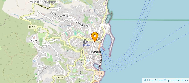localisation de l'entreprise MONSIEUR FRANCOIS XAVIER RAFFALLI à BASTIA
