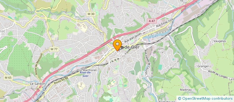 localisation de l'entreprise MONSIEUR FRANCOIS-XAVIER RENAR à RIVE-DE-GIER