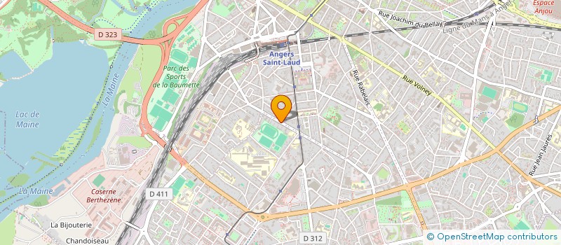 localisation de l'entreprise MONSIEUR FRANCOIS-XAVIER ROLAND-GOSSELIN à ANGERS