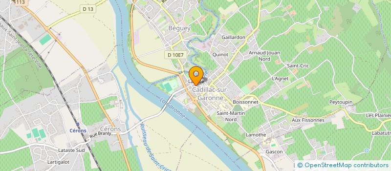 localisation de l'entreprise MONSIEUR FRANCOIS-XAVIER SALINAS à CADILLAC-SUR-GARONNE