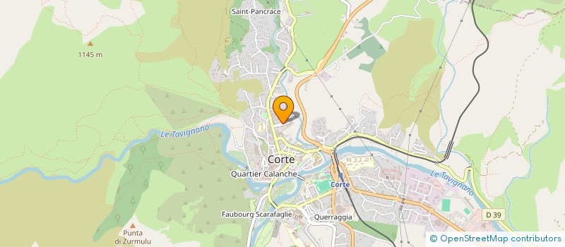 localisation de l'entreprise MONSIEUR FRANCOIS XAVIER SPINOSI à CORTE