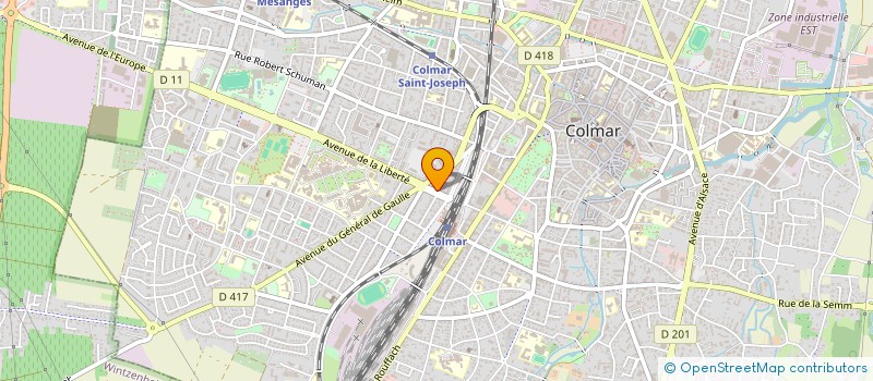 localisation de l'entreprise MONSIEUR FRANCOIS-XAVIER STREICHER  COLMAR