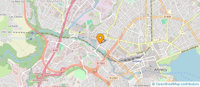 localisation de l'entreprise MONSIEUR FRANCOIS-XAVIER TAVERNIER à ANNECY