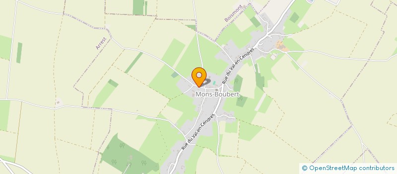 localisation de l'entreprise MONSIEUR FRANCOIS XAVIER TESTU  MONS-BOUBERT