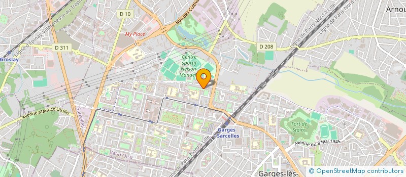 localisation de l'entreprise MONSIEUR FRANCOIS YABAS  SARCELLES