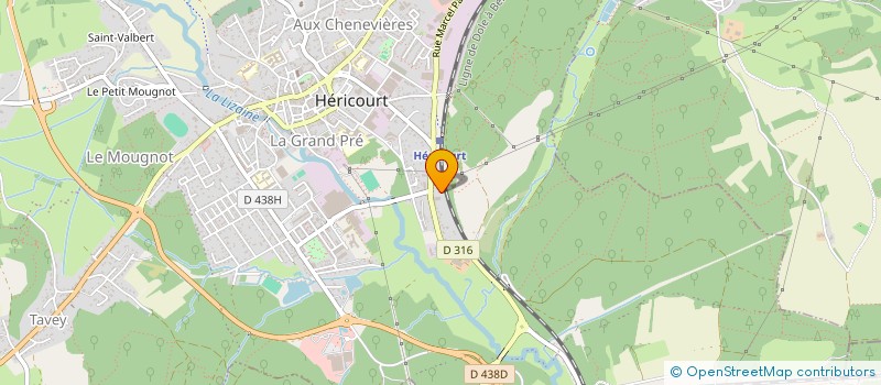 localisation de l'entreprise MONSIEUR FRANCOIS YETIM à HERICOURT