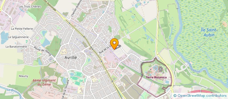 localisation de l'entreprise MONSIEUR FRANCOIS YETTOU  AVRILLE