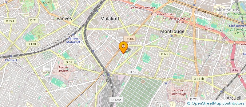 localisation de l'entreprise MONSIEUR FRANCOIS YVON RAFARALAHY  MONTROUGE