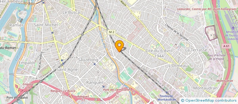 localisation de l'entreprise MONSIEUR FRANCOIS ZACCOMER à TOULOUSE