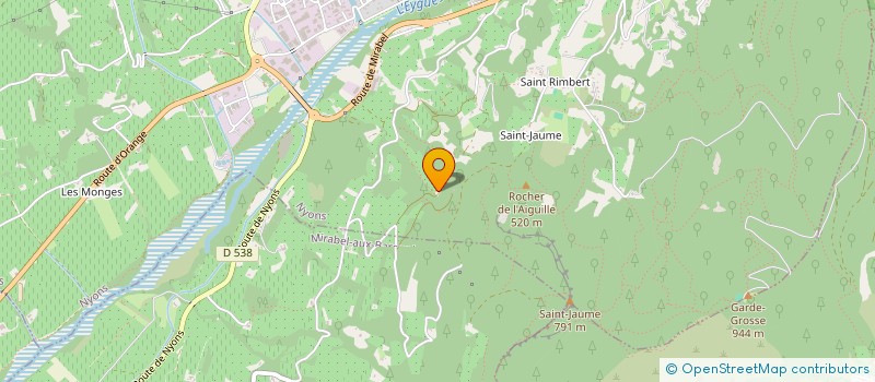 localisation de l'entreprise MONSIEUR FRANCOIS ZAMORA  MIRABEL-AUX-BARONNIES