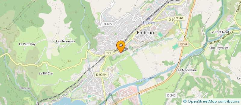 localisation de l'entreprise MONSIEUR FRANCOIS ZAMPARINI  EMBRUN