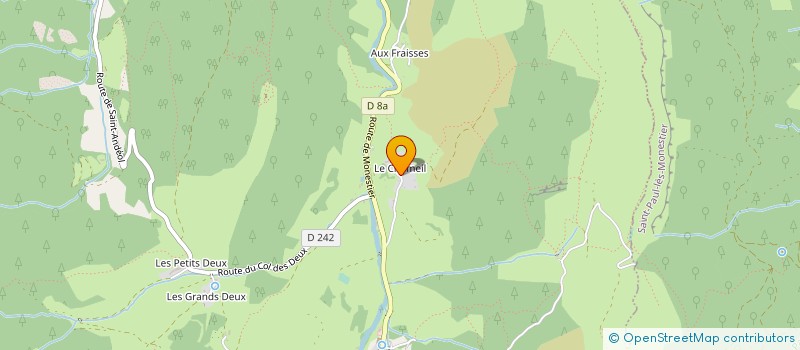 localisation de l'entreprise MONSIEUR FRANCOIS ZANARDI-GIRARD  GRESSE-EN-VERCORS