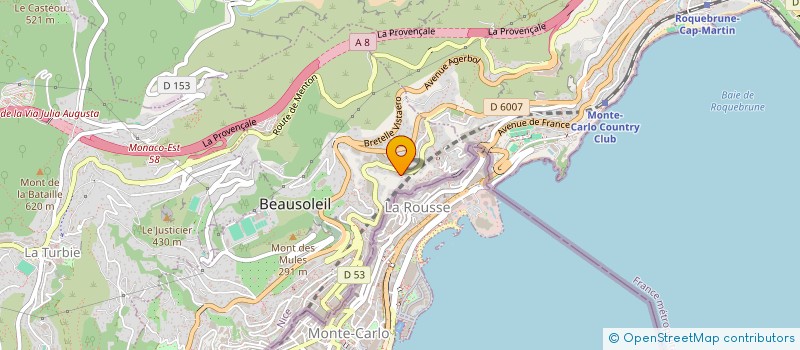 localisation de l'entreprise MONSIEUR FRANCOIS ZANATTA  BEAUSOLEIL