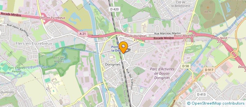 localisation de l'entreprise MONSIEUR FRANCOIS ZBORASLSKI à DOUAI