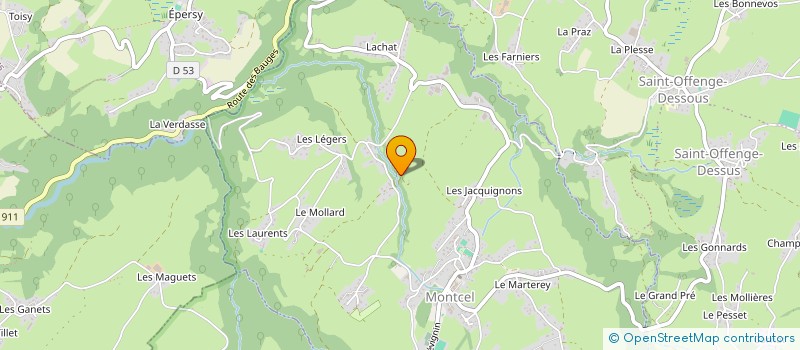 localisation de l'entreprise MONSIEUR FRANCOIS ZELLER  MONTCEL