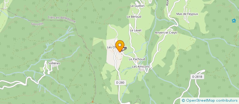 localisation de l'entreprise MONSIEUR FRANCOISE AYME-MARTIN à CRETS EN BELLEDONNE