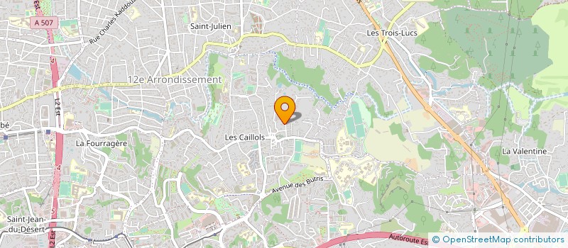 localisation de l'entreprise MONSIEUR FRANCOISE BOURGE  MARSEILLE