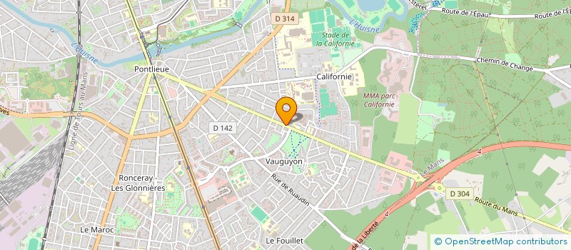 localisation de l'entreprise MONSIEUR FRANCOISE CROCHARD à LE MANS