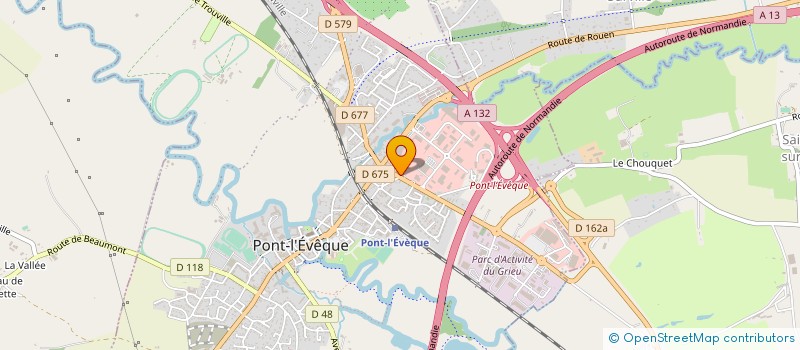 localisation de l'entreprise MONSIEUR FRANCOISE DUMARCAY à PONT L'EVEQUE