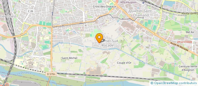 localisation de l'entreprise MONSIEUR FRANCOISE FIQUET  AVIGNON