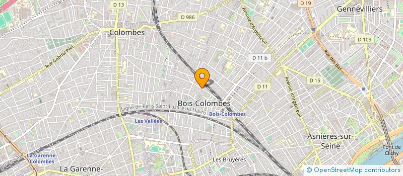 localisation de l'entreprise MONSIEUR FRANCOISE GABORIT à BOIS-COLOMBES