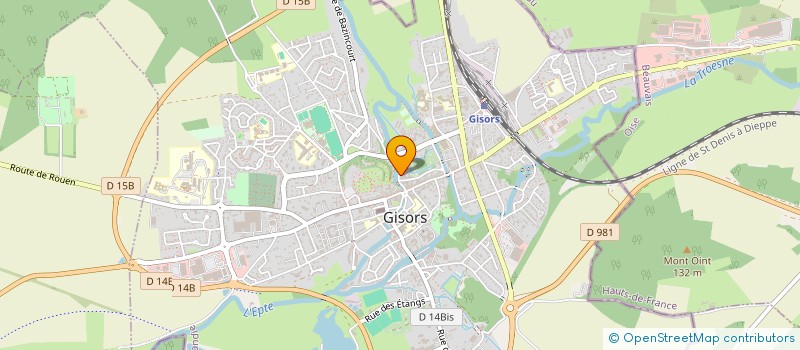 localisation de l'entreprise MONSIEUR FRANCOISE MONEGIER DU SORBIER à GISORS