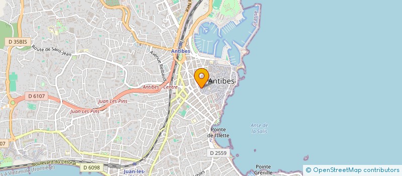localisation de l'entreprise MONSIEUR FRANCY CASACCI à ANTIBES