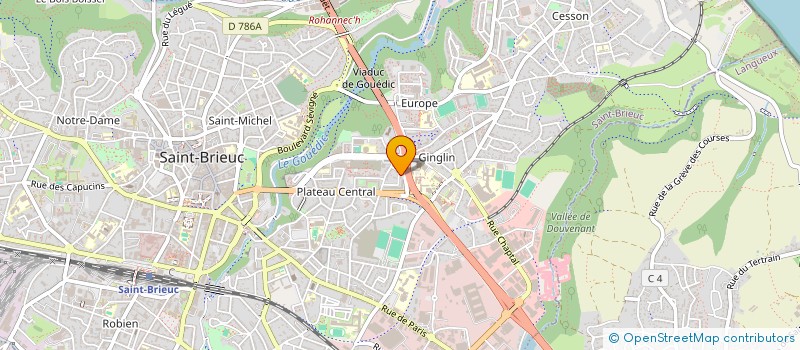 localisation de l'entreprise MONSIEUR FRANDSAU JOSEPH à SAINT-BRIEUC