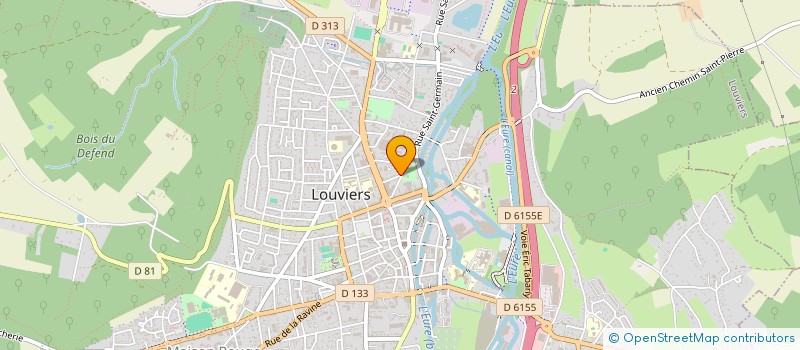 localisation de l'entreprise MONSIEUR FRANE GABRIC à LOUVIERS