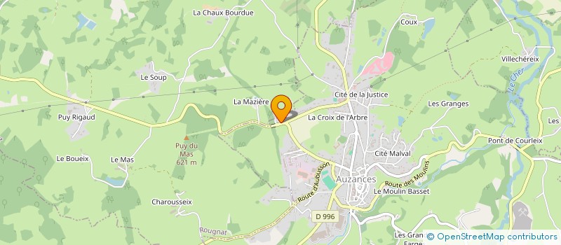 localisation de l'entreprise MONSIEUR FRANGIE CHARPENTIER à ROUGNAT
