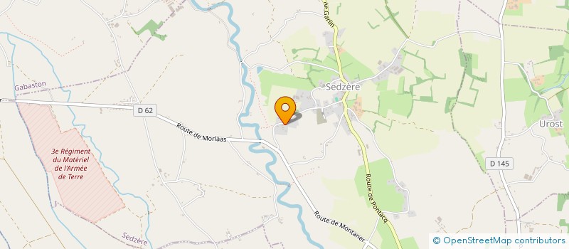 localisation de l'entreprise MONSIEUR FRANK ABADIE  SEDZERE