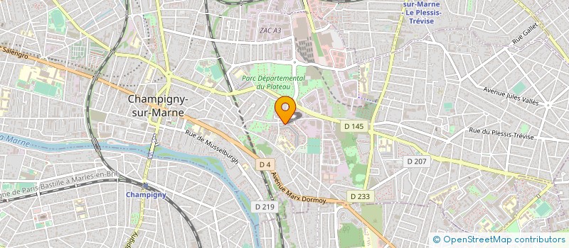 localisation de l'entreprise MONSIEUR FRANK ABBOU à CHAMPIGNY-SUR-MARNE
