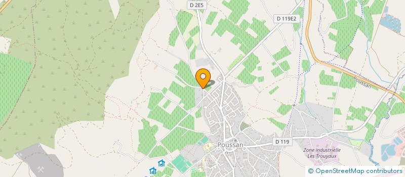 localisation de l'entreprise MONSIEUR FRANK ABRIC  VILLEVEYRAC