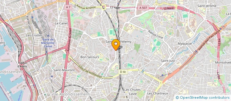 localisation de l'entreprise MONSIEUR FRANK ACQUILINA à MARSEILLE