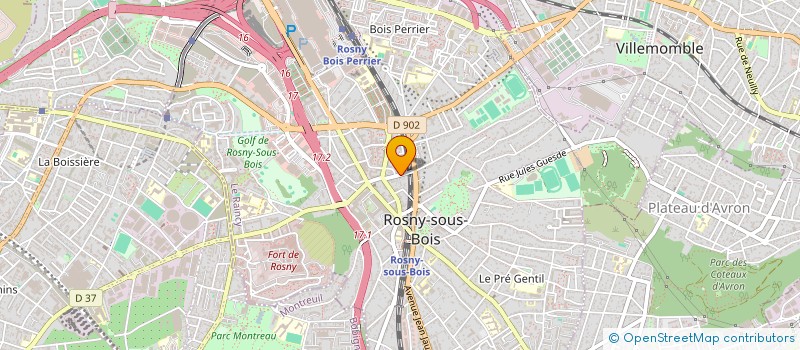 localisation de l'entreprise MONSIEUR FRANK ALEXANDER DIAZ QUISPE à ROSNY-SOUS-BOIS