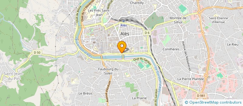 localisation de l'entreprise MONSIEUR FRANK AMAR  ALES