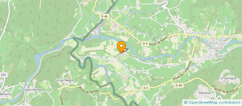 localisation de l'entreprise MONSIEUR FRANK ANZIANI  MOLLANS-SUR-OUVEZE